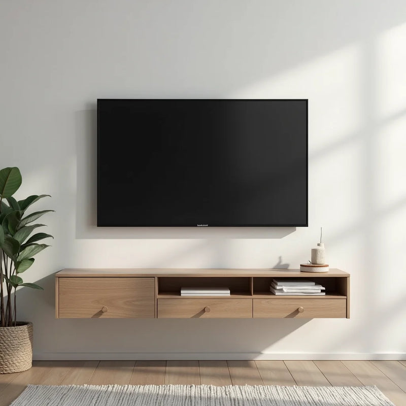 Wall Mounted Floating TV Stand: Sleek Space-Saving Guide