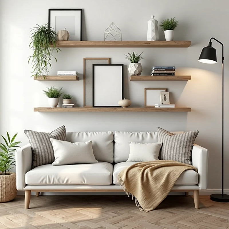 Rustic Wall Shelves Styling Tips for Warm Organized Rooms