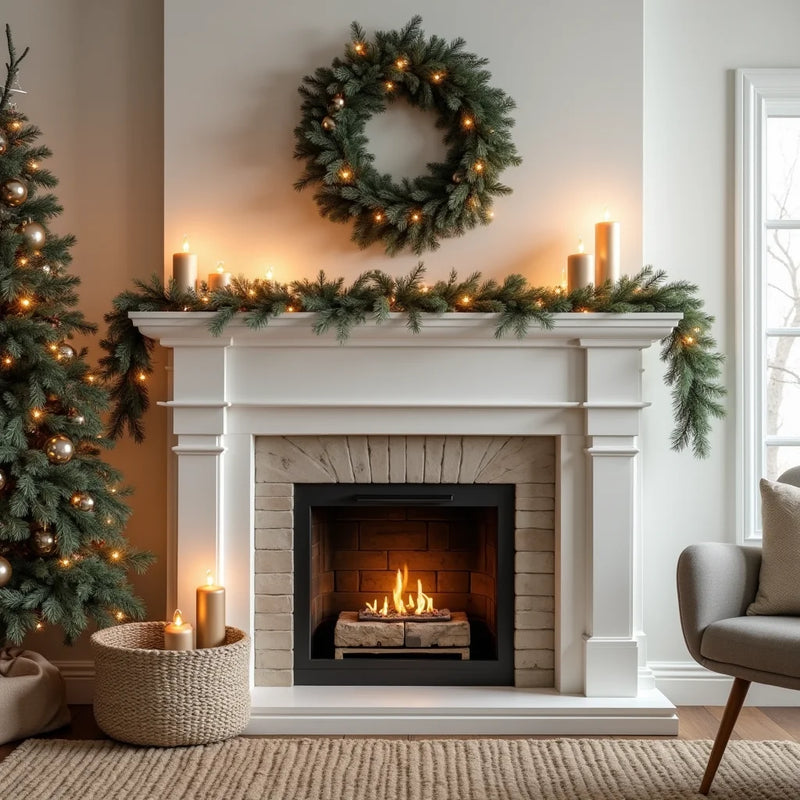 Layer Your Holiday Mantel Decor for Effortless Warmth