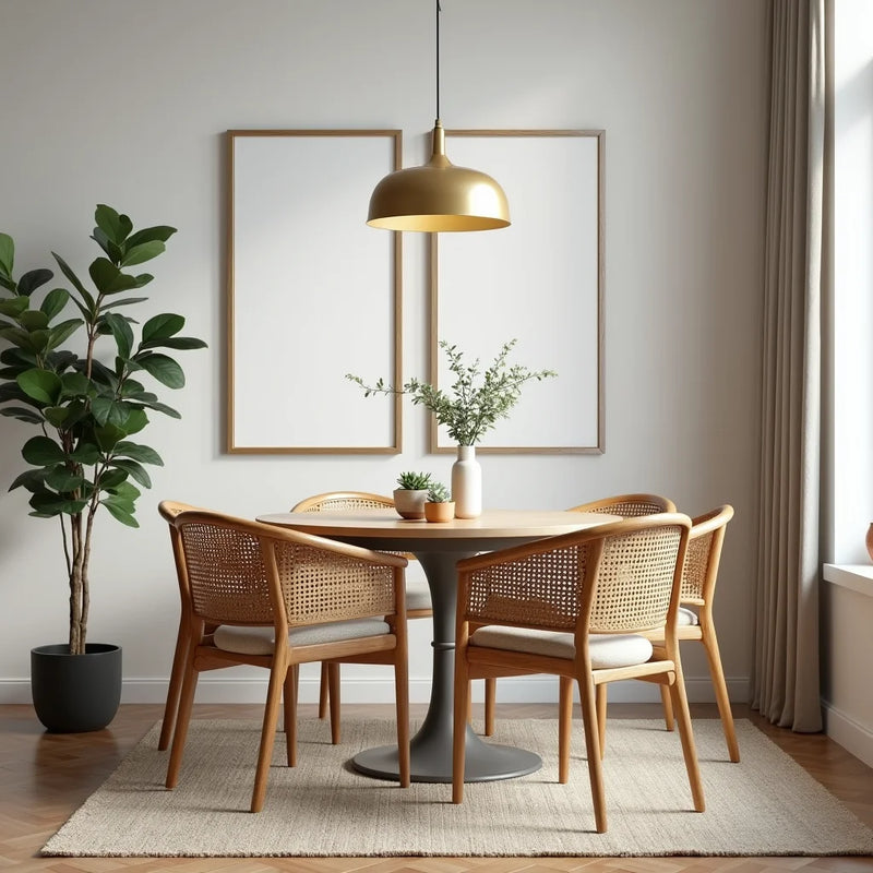 Cane Back Dining Chair Sets Styled for Timeless Comfort