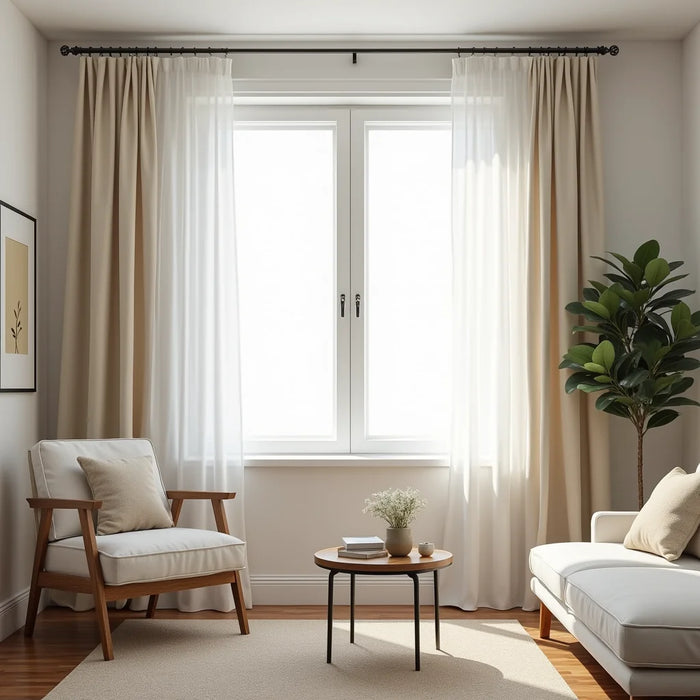 Sheer Curtains For Living Room - Elevate Living Room Light with Sheer Curtains for Style