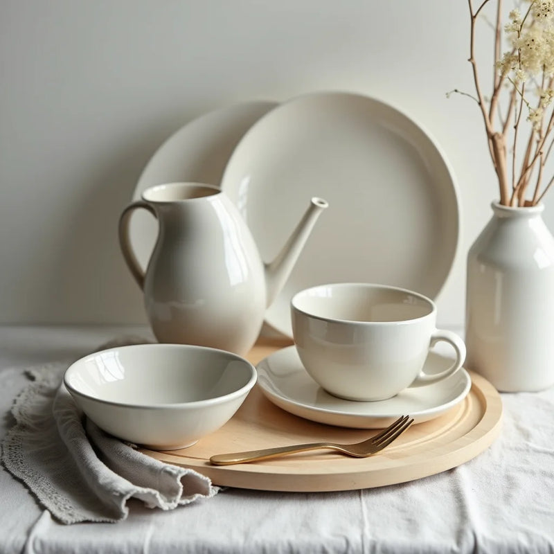 Stoneware Dinnerware Set Elevate Everyday Dining Experience