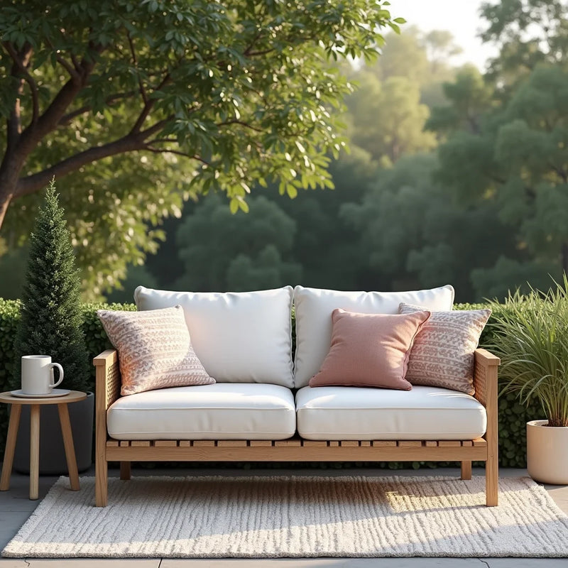 Cozy Up Outdoors with a Patio Loveseat with Cushions