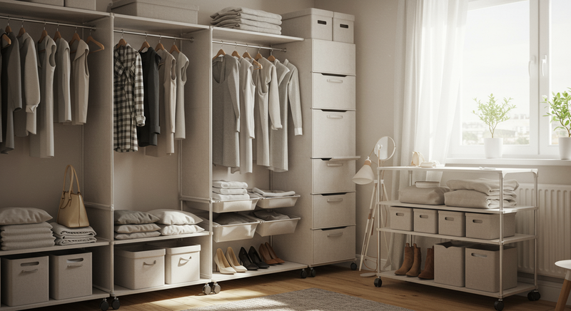 Maximize Small Spaces with Mini Garment Racks, Short Rolling Clothes Racks, and Softcase Storage Solutions in 2025