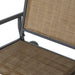 Outsunny 2-Person Outdoor Glider Bench, Patio Double Swing Rocking Chair Loveseat w/Powder Coated Steel Frame for Backyard Garden Porch, Light Mixed Brown - DTYStore