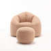 Bedding Bean Bag Sofa Chair High Pressure Foam Bean Bag Chair Adult Material with Padded Foam Padding Compressed Bean Bag With Footrest - DTYStore