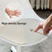 Modern Home Office Desk Chairs, Adjustable 360 Â°Swivel Chair Engineering Plastic Armless Swivel Computer Chair With Wheels for Living Room, Bed Room Office Hotel Dining Room and White. - DTYStore