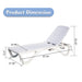Outdoor Chaise Lounge, Pool Lounge Chair Plastic Adjustable Recliner in-Pool Lounger Tanning Lounge Chair for in-Pool, Beach, Poolside, Lawn, White - DTYStore