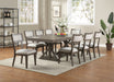 Contemporary Solid wood & Veneer Dining Room Chairs 2pcs Chair Set Cream Cushion Seat back - DTYStore