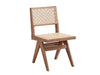 Velentina Rattan & Natural Finish Side Chair (Set of 2) - DTYStore