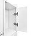Versatile Tipping Bucket Shoe Cabinet with 3 Flip Drawers, Maximum Storage Entryway Organizer with Drawer, Free Standing Shoe Rack with Pull-down Seat for Hallway, White - DTYStore