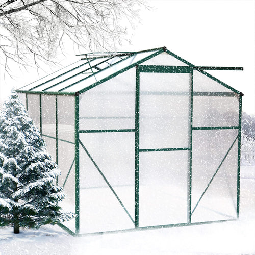 Polycarbonate Greenhouse,6'x 8' Heavy Duty Walk-in Plant Garden Greenhouse for Backyard/Outdoor - Image 7