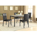 Black and Grey Upholestered Side Chair (Set of 2) - DTYStore