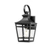 Large Outdoor Wall Lights for House, 16.5inch Exterior Lighting Fixtures Wall Mount Outdoor Porch Lights Waterproof Black Outdoor Sconce Lights with Clear Glass for Patio Hallway Garage (1 pack) - DTYStore