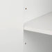 Modern Sideboard with Four Doors, Metal Handles & Legs, Adjustable Shelves Kitchen Cabinet - DTYStore
