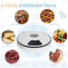Automatic Pet Feeder for Cats Dogs with Digital LED Display Timer, 6 Meal Trays for Wet or Dry Food Dispenser - DTYStore