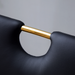 Black PU Dining Chair Set.Uniquely designed black dining chairs. PU material, paired with gold metal chair legs. Suitable for offices, restaurants, kitchens, conference rooms, etc.(Set of 6) - DTYStore