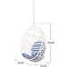 LOS ALAMITOS HANGING CHAIR WITH 8FT CHAIN - DTYStore