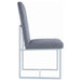 Grey Cube Base Dining Chair (Set of 2) - DTYStore