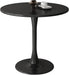 Modern Round Dining Table, 31.5'' Kitchen Dining Room Furniture, Coffee Table, Leisure Table, Living Room Table, Black, - DTYStore