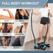 Soozier Twist Stair Stepper Machine with Rocking Handlebars, Cardio Climber Exercise Equipment with Hydraulic Resistance, LCD Display for Home Workout Exercise - DTYStore