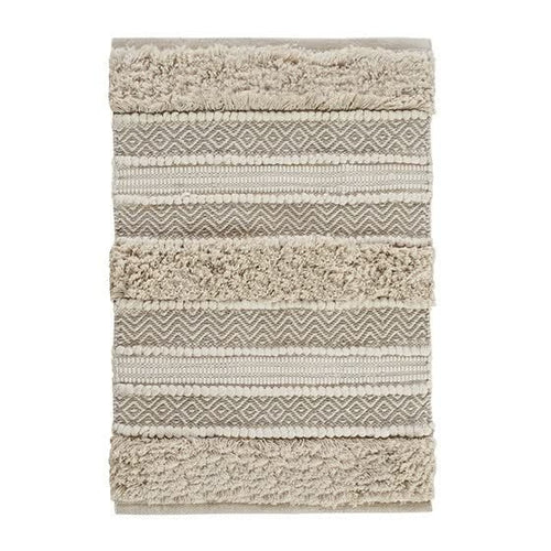 Woven Texture Stripe Bath Rug Natural 22x58' - Image 6