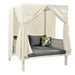 U_Style Outdoor Patio Sunbed with Curtains, High Comfort, Suitable for Multiple Scenarios - DTYStore