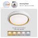 LED Flush Mount Ceiling Light Fixture, 19.69in 36W,3600LM, 5 CCT Colors 2700K 3000K 3500K 4000K 5000K, Dimmable Modern Flush Mount Light Fixture for Bedroom Bathroom Hallway - DTYStore