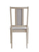 Marta Beige Linen & Natural Finish Side Chair (Set of 2) - DTYStore
