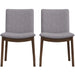 Laura Mid-Century Modern Solid Wood Dining Chair (Set of 2) - DTYStore