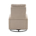 Upholstered Swivel Glider.Rocking Chair for Nursery in Beige.Modern Style One Left Bag - DTYStore
