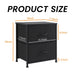Drawers Dresser Chest of Drawers,Metal Frame and Wood Top,Black - DTYStore