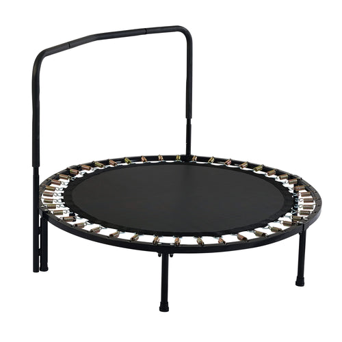 Blue Joy Children's Trampoline with Handrails for Indoor and Outdoor Fun, Ages 3-7, Steel Frame - Image 9