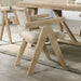 Contemporary 2pc Dining Arm Chairs Oak Veneer Fabric Upholstered Chairs Plank Arms Dining Room - DTYStore
