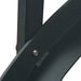 63 "modern artificial stone curved white panel black iron metal legs-can accommodate 6 people. - DTYStore