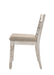 Havanna Set of 2 Off White 19' Wide Contemporary Fabric Chair with Cushion - DTYStore