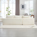 UNITED WE WIN Stylish fabric, excellent touch, L-shaped design, intimate comfort, large seated depth, free stretch, random combination, flexible, full compression, no installation of the sofa