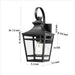 Large Outdoor Wall Lights for House, 16.5inch Exterior Lighting Fixtures Wall Mount Outdoor Porch Lights Waterproof Black Outdoor Sconce Lights with Clear Glass for Patio Hallway Garage (1 pack) - DTYStore