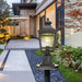 Large Outdoor Post Lights Lamp Post Light Fixture, 18inch Waterproof Aluminum Post Lamp with Clear Glass, Fence Post Deck Lighting for Garden, Patio, Pathway - DTYStore
