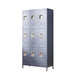 9 Door 72"H Metal Lockers With Lock for Employees,School,Office,Gym,Bedroom,Storage Locker Cabinet,Gray,Assembly Required - DTYStore