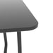 Modern Tempered Glass Tea Table Coffee Table, Table for Living Room,Black - DTYStore