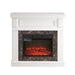 Only Mantel (NOT INCLUDED 23" FIREPLACE) -White,41.34"W*14"D*40"H - DTYStore