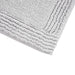 100% Cotton Tufted 3000GSM Reversible Bath Rug Grey 21x34' Default -DTYStore