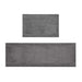 100% Cotton Tufted 3000 GSM Reversible Bath Rug Charcoal 21x34' Default -DTYStore