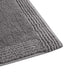 100% Cotton Tufted 3000 GSM Reversible Bath Rug Charcoal 21x34' Default -DTYStore