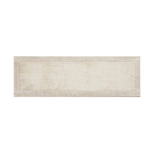 100% Cotton Tufted 3000 GSM Reversible Bath Rug Natural 24x72' Default -DTYStore