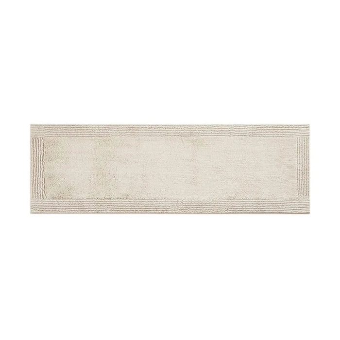100% Cotton Tufted 3000 GSM Reversible Bath Rug Natural 24x72' Default -DTYStore