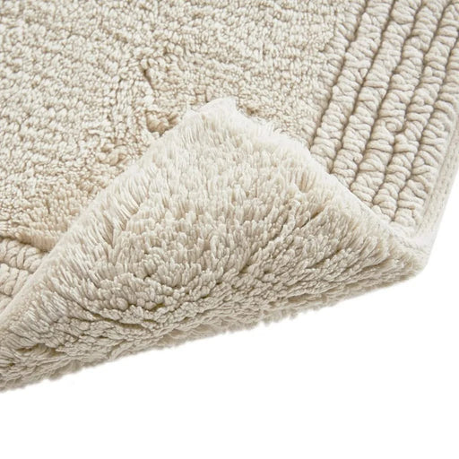 100% Cotton Tufted 3000 GSM Reversible Bath Rug Natural 24x72' Default -DTYStore