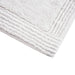 100% Cotton Tufted 3000 GSM Reversible Bath Rug White 24x72' Default -DTYStore