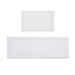 100% Cotton Tufted 3000 GSM Reversible Bath Rug White 24x72' Default -DTYStore